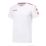 Kelme Lince S/S Football Jersey - White / Red