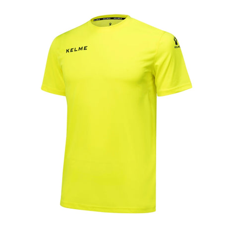 Kelme Campus S/S Football Jersey - Flour Yellow / Black
