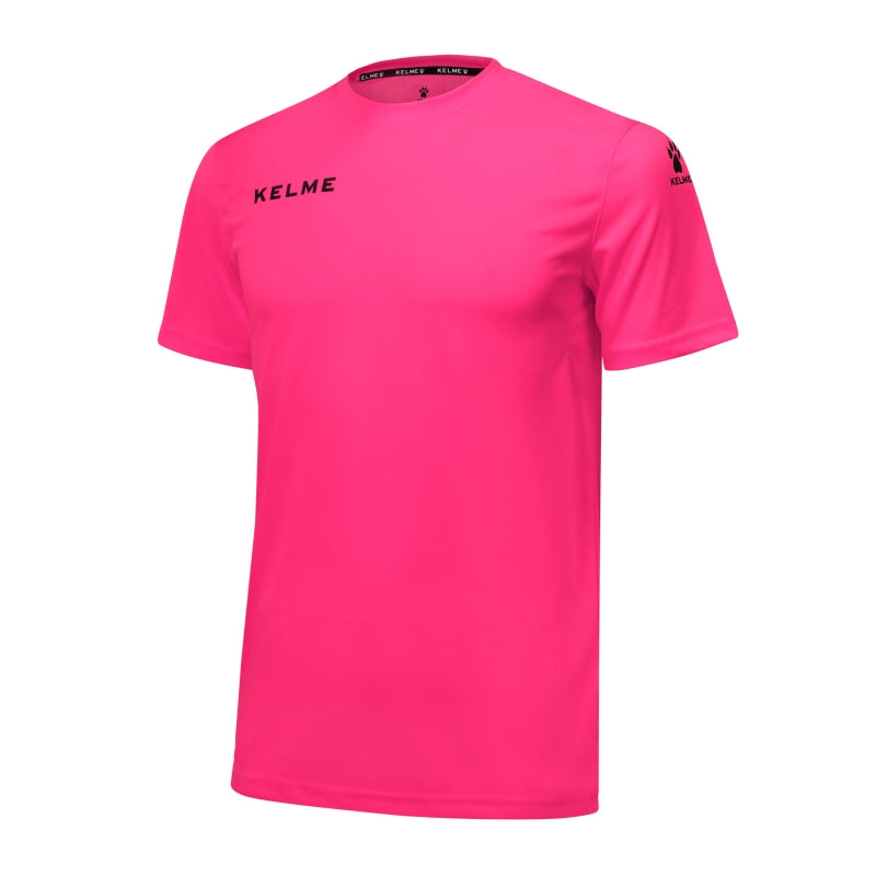 Kelme Campus S/S Football Jersey - Fuchsia / Black