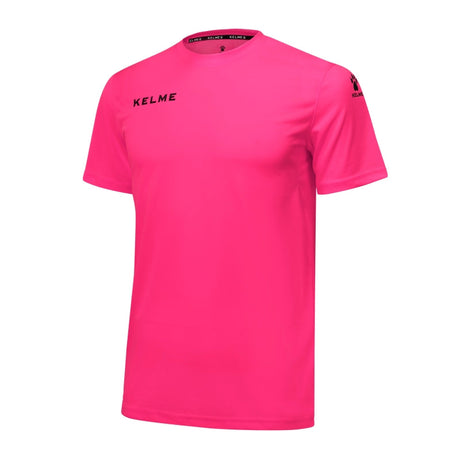 Kelme Campus S/S Football Jersey - Fuchsia / Black