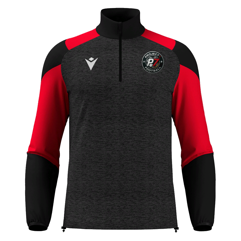 Project 7 Football JNR Macron Cuzco 1/4 Zip Top