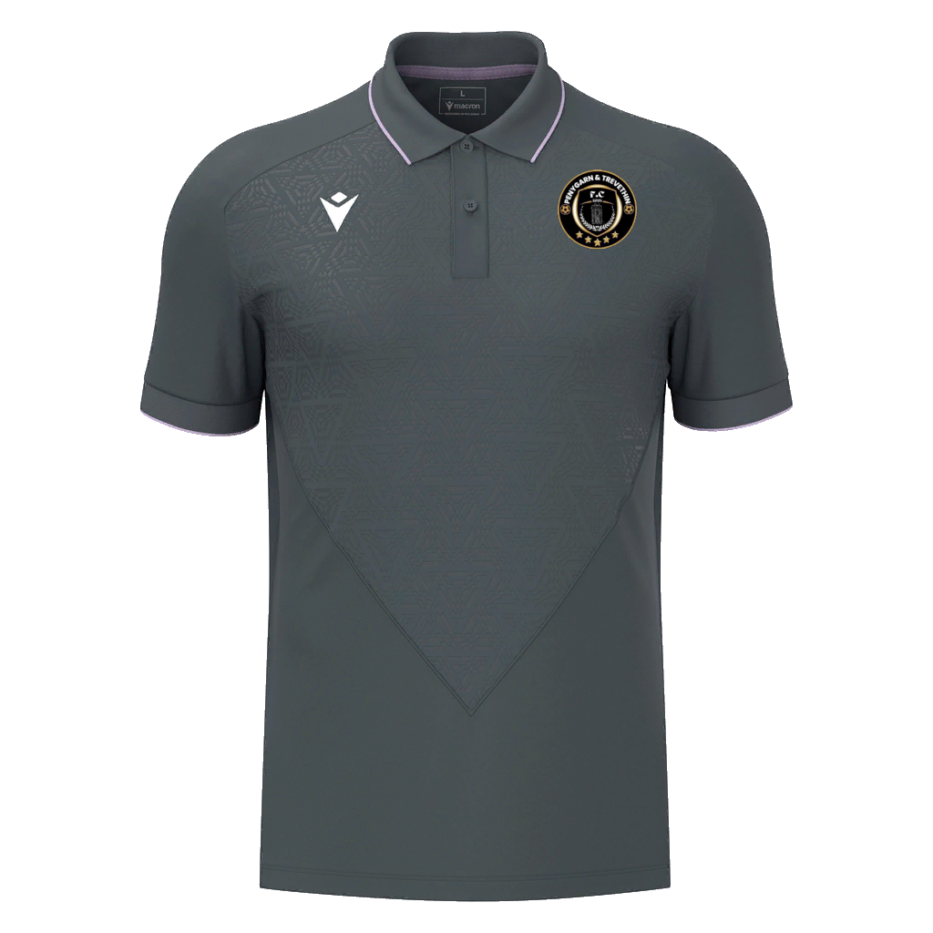 Penygarn & Trevethin JNR Macron Baldwin Polo Grey