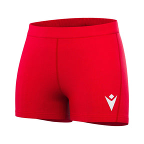 JNR Macron Flower WMN Cycling Shorts - Red - KitRoom