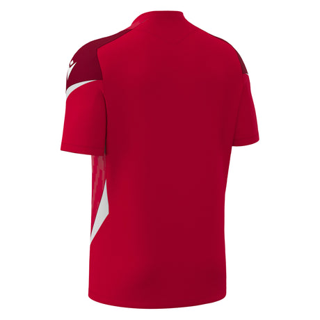 JNR Macron Totem Shirt SS - Red/White - KitRoom