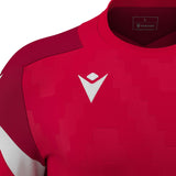 JNR Macron Totem Shirt SS - Red/White - KitRoom