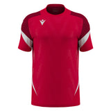 JNR Macron Totem Shirt SS - Red/White - KitRoom