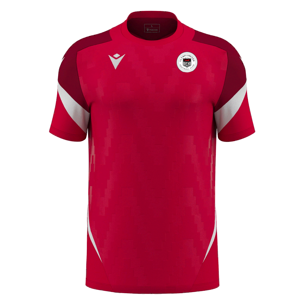 Llynfi United FC JNR Macron Totem Shirt SS
