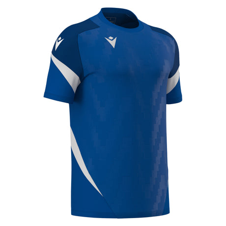 JNR Macron Totem Shirt SS - Royal Blue/White - KitRoom