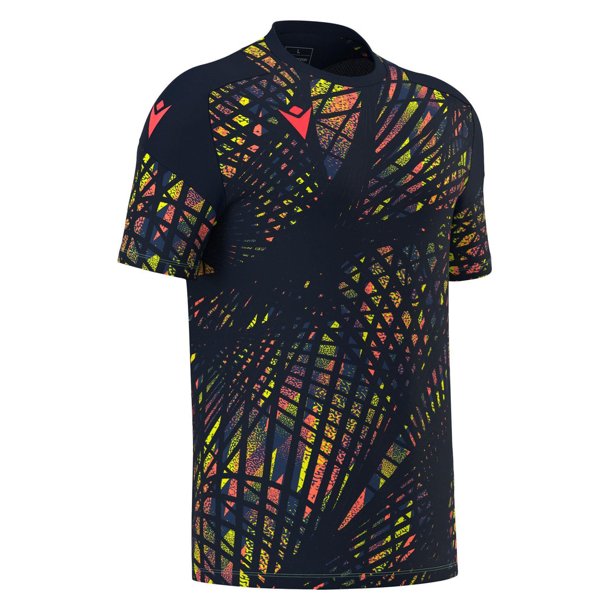 JNR Macron Totem Shirt SS - Navy - KitRoom