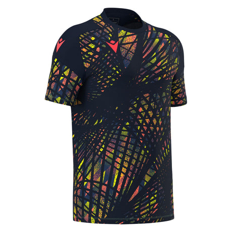 JNR Macron Totem Shirt SS - Navy - KitRoom