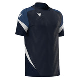JNR Macron Totem Shirt SS - Navy/White - KitRoom