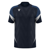 JNR Macron Totem Shirt SS - Navy/White - KitRoom