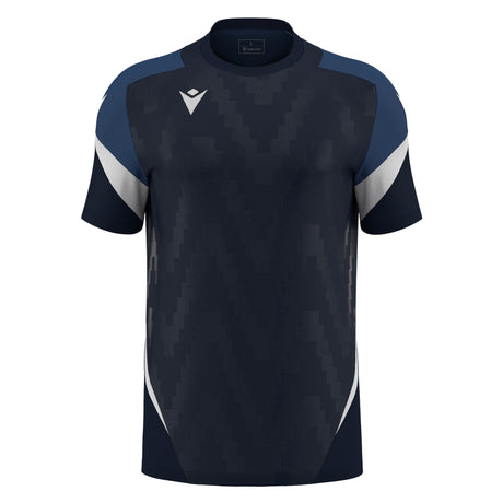 JNR Macron Totem Shirt SS - Navy/White - KitRoom