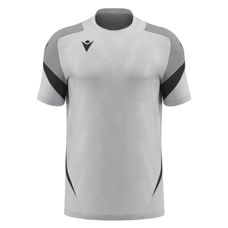 JNR Macron Totem Shirt SS - Stone Grey/Anthracite - KitRoom