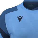JNR Macron Totem Shirt SS - Ice Sky/Navy - KitRoom