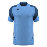 JNR Macron Totem Shirt SS - Ice Sky/Navy - KitRoom