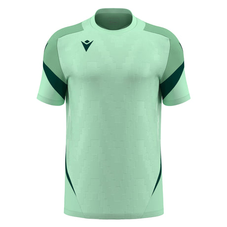 JNR Macron Totem Shirt SS - Mint/Bottle Green - KitRoom