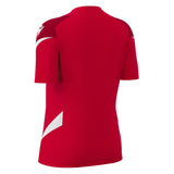 JNR Macron Naga WMN Shirt SS - Red/White - KitRoom