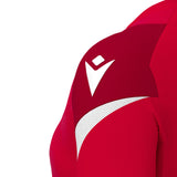 JNR Macron Naga WMN Shirt SS - Red/White - KitRoom