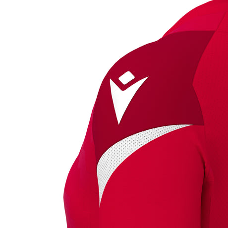 JNR Macron Naga WMN Shirt SS - Red/White - KitRoom