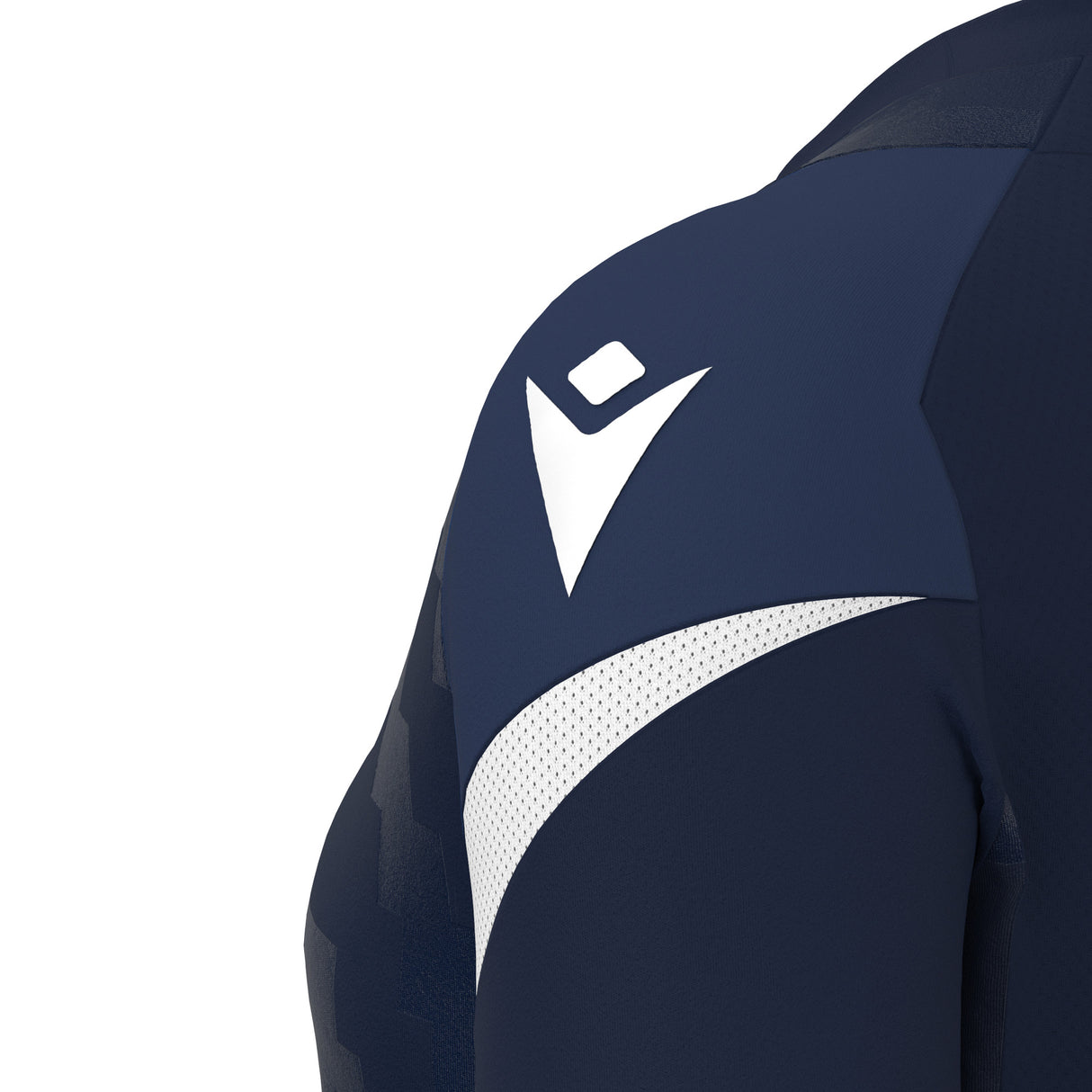 JNR Macron Naga WMN Shirt SS - Navy/White - KitRoom