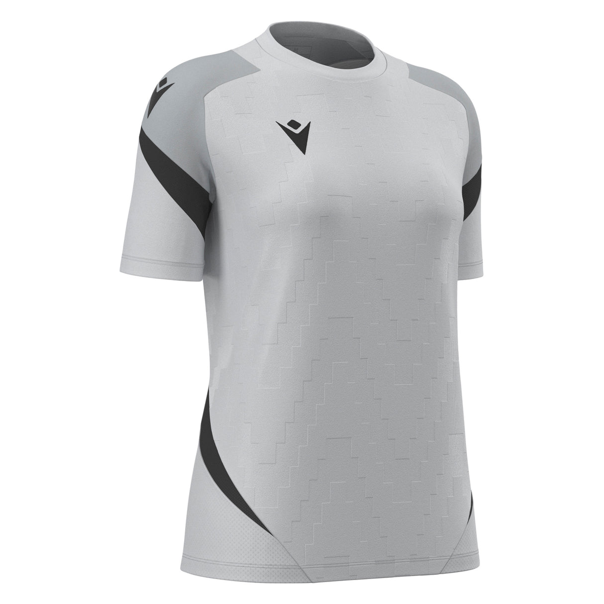 JNR Macron Naga WMN Shirt SS - Stone Grey/Anthracite - KitRoom