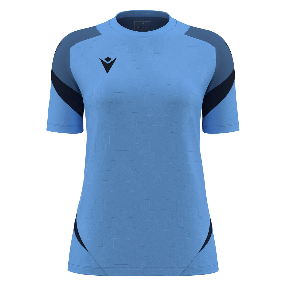 JNR Macron Naga WMN Shirt SS - Ice Sky/Navy - KitRoom
