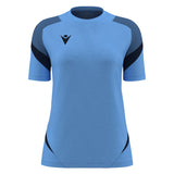 JNR Macron Naga WMN Shirt SS - Ice Sky/Navy - KitRoom