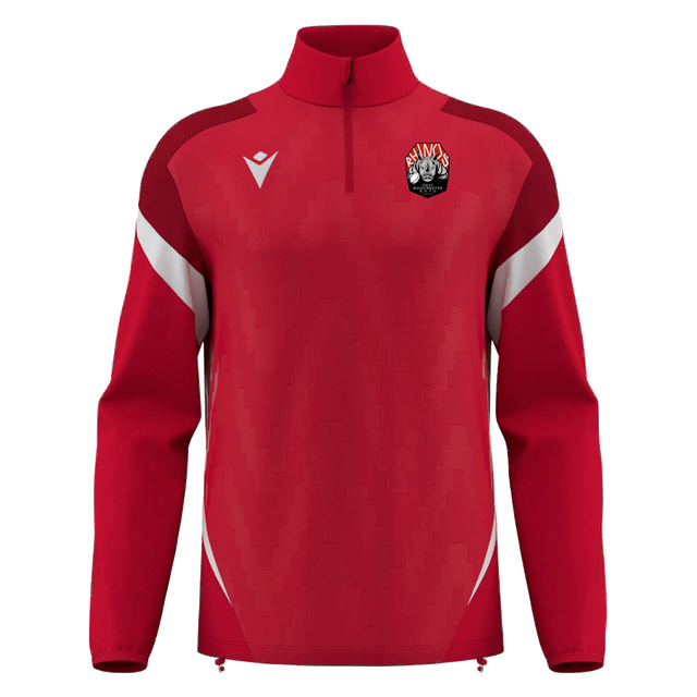 EMRUFC RHINOS JNR Macron Hollow 1/4 Zip Top - KitRoom