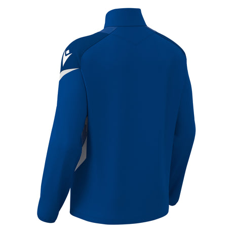 JNR Macron Hollow 1/4 Zip Top - Royal Blue/White - KitRoom