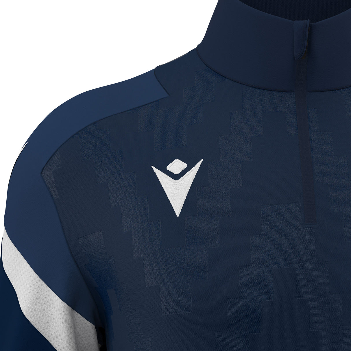 JNR Macron Hollow 1/4 Zip Top - Navy/White - KitRoom