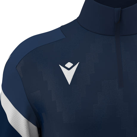 JNR Macron Hollow 1/4 Zip Top - Navy/White - KitRoom