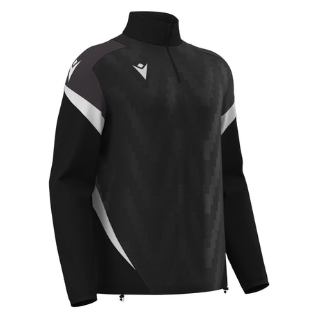 JNR Macron Hollow 1/4 Zip Top - Black/White - KitRoom