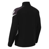 JNR Macron Hollow 1/4 Zip Top - Black/White - KitRoom