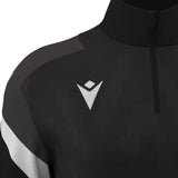 JNR Macron Hollow 1/4 Zip Top - Black/White - KitRoom