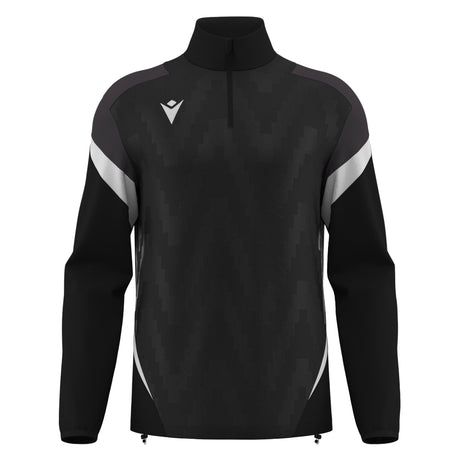 JNR Macron Hollow 1/4 Zip Top - Black/White - KitRoom