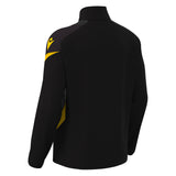 JNR Macron Hollow 1/4 Zip Top - Black/Yellow - KitRoom
