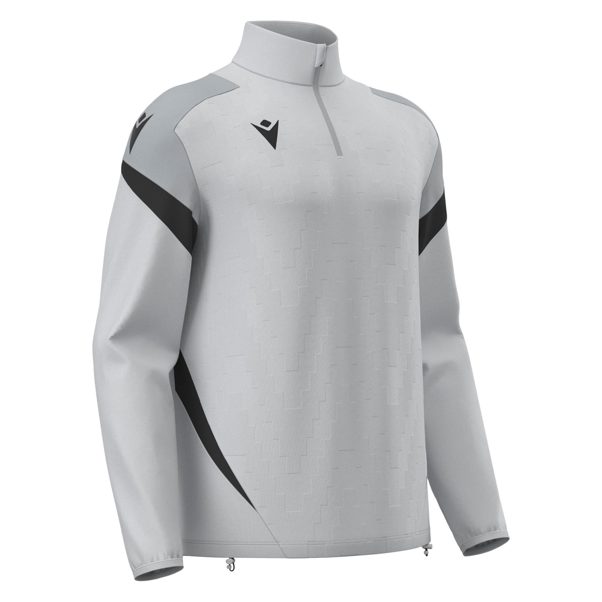 JNR Macron Hollow 1/4 Zip Top - Stone Grey/Anthracite - KitRoom