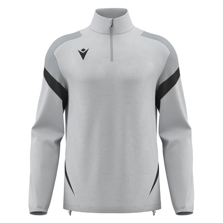 JNR Macron Hollow 1/4 Zip Top - Stone Grey/Anthracite - KitRoom