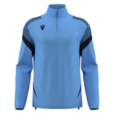JNR Macron Hollow 1/4 Zip Top - Ice Sky/Navy - KitRoom