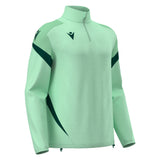 JNR Macron Hollow 1/4 Zip Top - Mint/Bottle Green - KitRoom