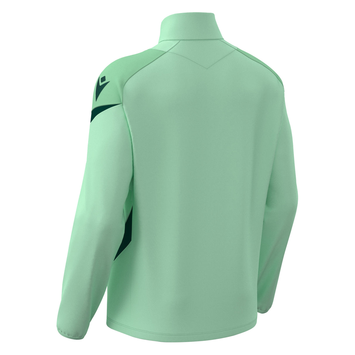 JNR Macron Hollow 1/4 Zip Top - Mint/Bottle Green - KitRoom