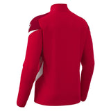 JNR Macron Starfall 1/4 Zip Top - Red/White - KitRoom