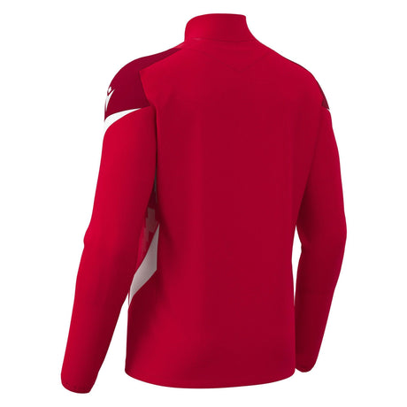 JNR Macron Starfall 1/4 Zip Top - Red/White - KitRoom