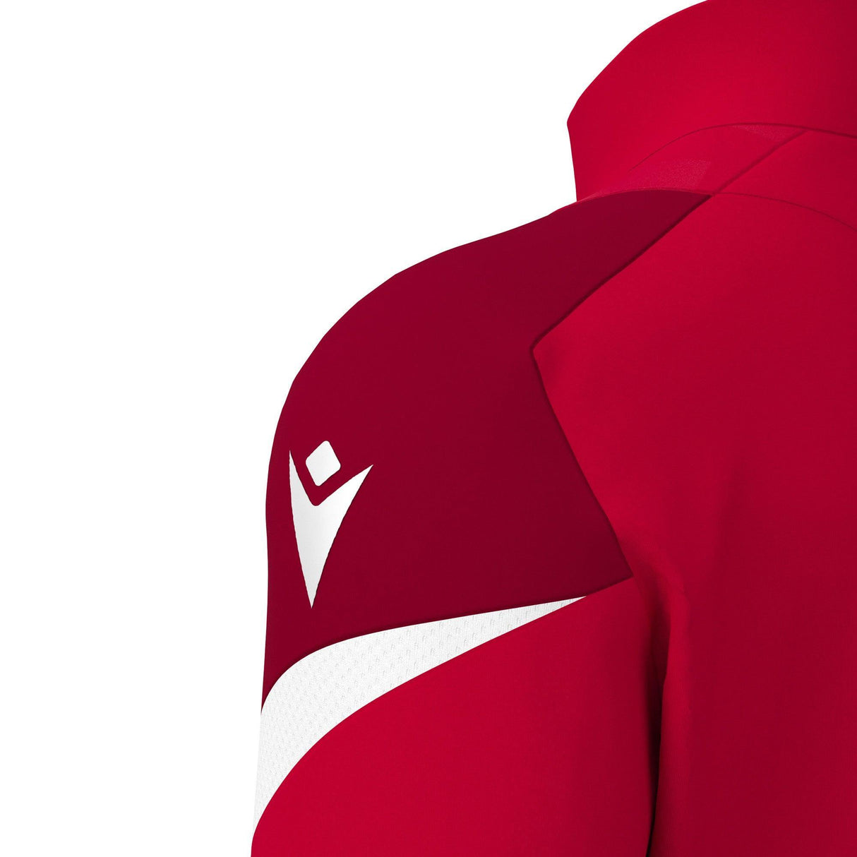 JNR Macron Starfall 1/4 Zip Top - Red/White - KitRoom