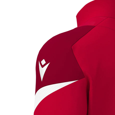 JNR Macron Starfall 1/4 Zip Top - Red/White - KitRoom