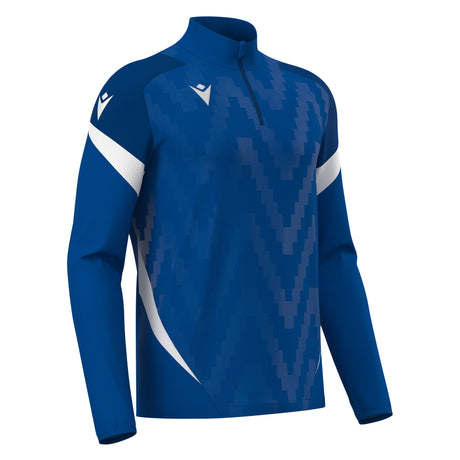 JNR Macron Starfall 1/4 Zip Top - Royal Blue/White - KitRoom