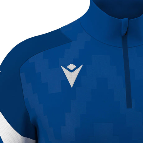 JNR Macron Starfall 1/4 Zip Top - Royal Blue/White - KitRoom