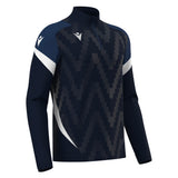 JNR Macron Starfall 1/4 Zip Top - Navy/White - KitRoom