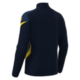JNR Macron Starfall 1/4 Zip Top - Navy/Yellow - KitRoom
